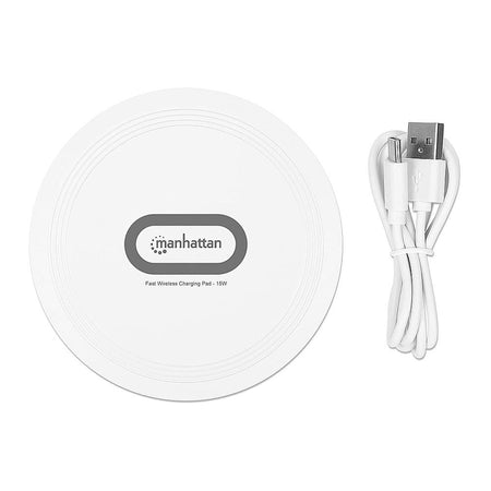 Manhattan 15W Fast Wireless Charging Pad, 406024 - Main Image
