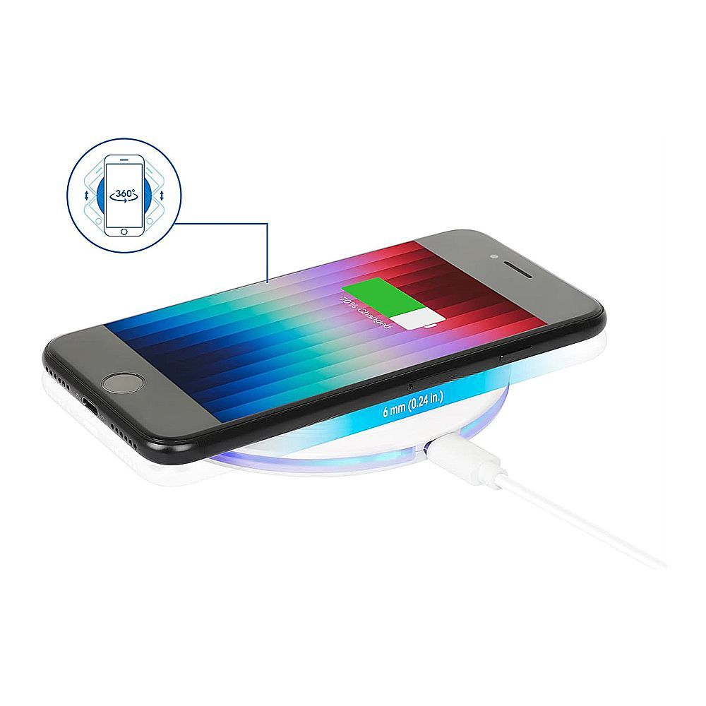 Manhattan 15W Fast Wireless Charging Pad, 406024 - Image 2