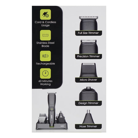 Sanford 14in1 Grooming Kit, Rechargeable Hair Clipper, SF-9748HC - Image 4