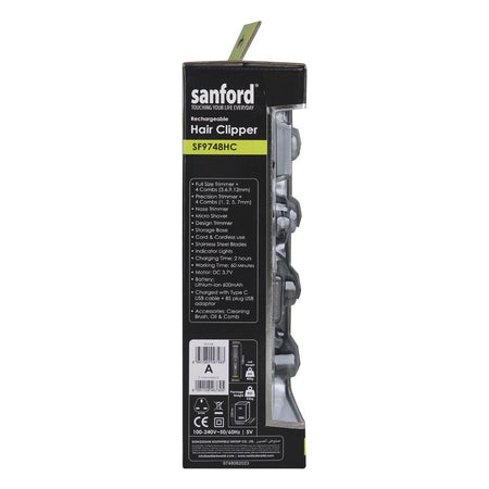 Sanford 14in1 Grooming Kit, Rechargeable Hair Clipper, SF-9748HC - Image 6