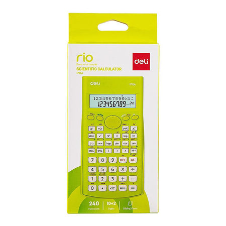 Deli Scientific Calculator With 240 Functions, Green, 1-Piece, E1710A - Image 4