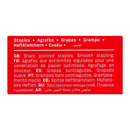 Deli No.3 Staples Pins, 1000-Pack, 24/6 E0012N - Image 2
