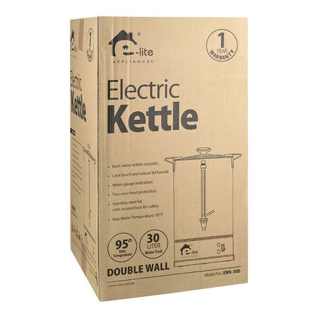 E-Lite Electric Kettle, 30 Liter Capacity, EWK-30B - Image 2