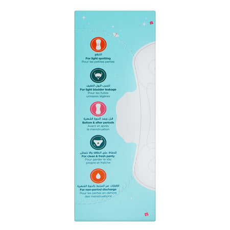 Butterfly Breathables Cottony Soft Unscented Panty Liners With Wings, Long, 20-Pack - Image 4
