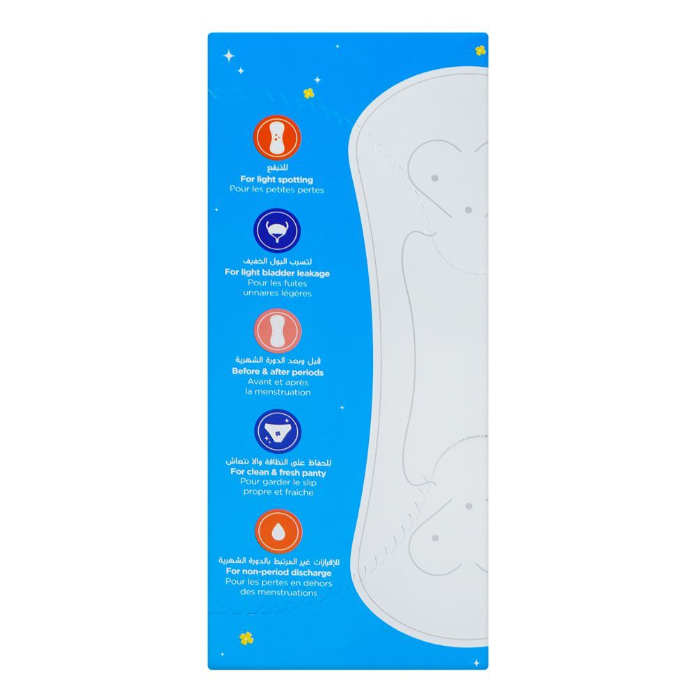 Butterfly Breathables Maxi Thick Cottony Soft Unscented Panty Liners, Long, 20-Pack - Image 4