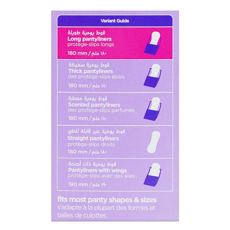 Butterfly Breathables Ultra Thin Cottony Soft Unscented Panty Liners, Long, 40-Pack - Image 3