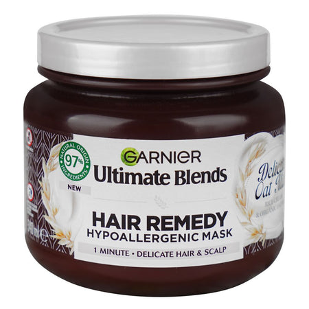 Garnier Ultimate Blends Delicate Oat Milk Hypoallergenic Hair Mask, 340ml - Main Image