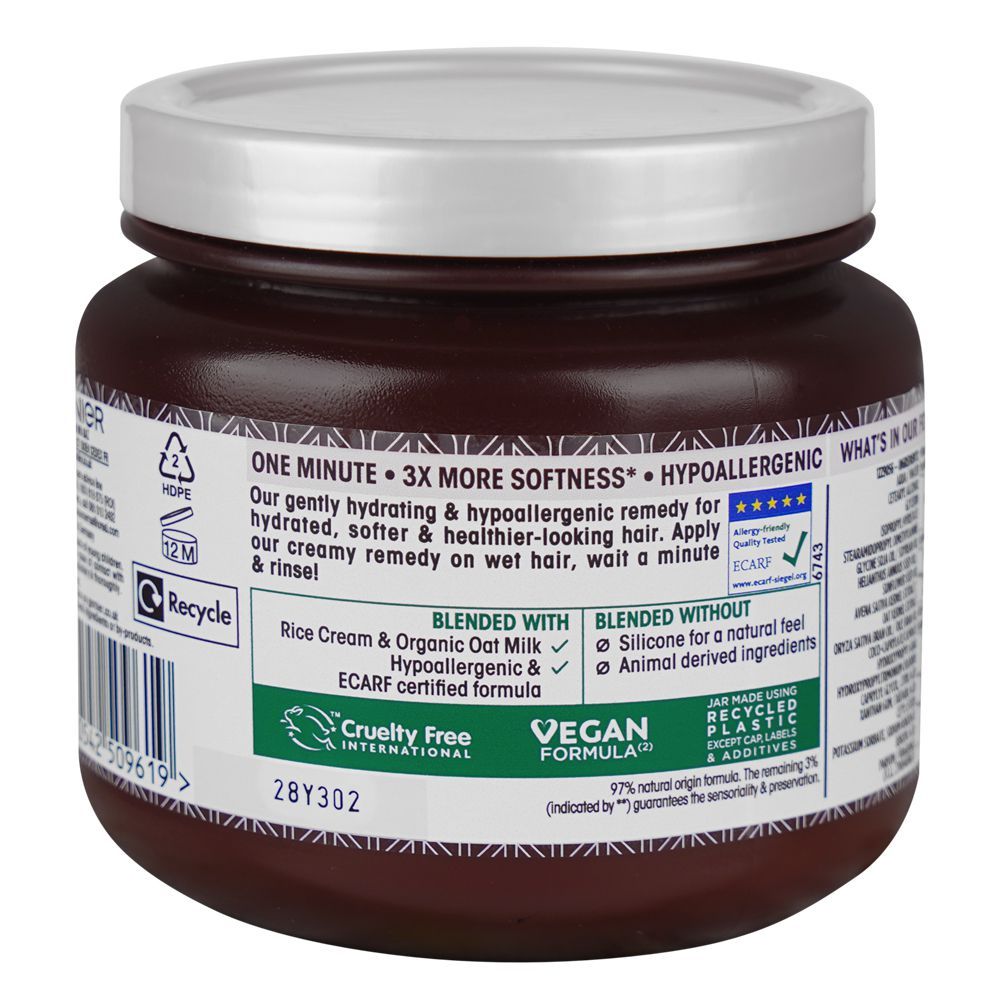 Garnier Ultimate Blends Delicate Oat Milk Hypoallergenic Hair Mask, 340ml - Image 2