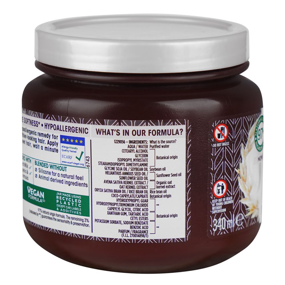 Garnier Ultimate Blends Delicate Oat Milk Hypoallergenic Hair Mask, 340ml - Image 3