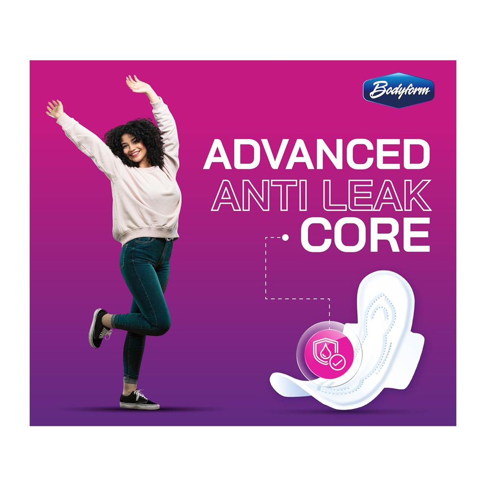 Bodyform Cushion Soft Overnight Maxi Sanitary Pads With Wings, 8-Pack - Image 6