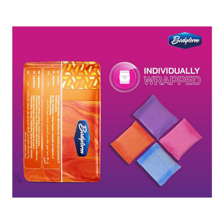 Bodyform Cushion Soft Long Maxi Sanitary Pads With Wings, 10-Pack - Image 3