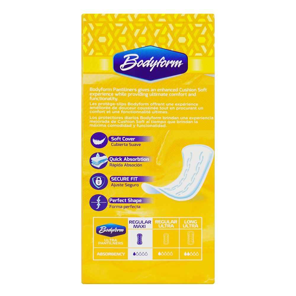 Bodyform Cushion Soft Regular Maxi Pantiliners, 30-Pack - Image 3