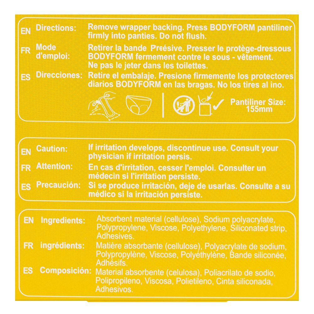 Bodyform Cushion Soft Regular Maxi Pantiliners, 30-Pack - Image 5