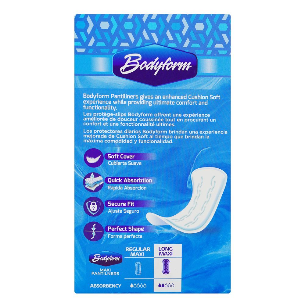 Bodyform Cushion Soft Long Maxi Pantiliners, 25-Pack - Image 3