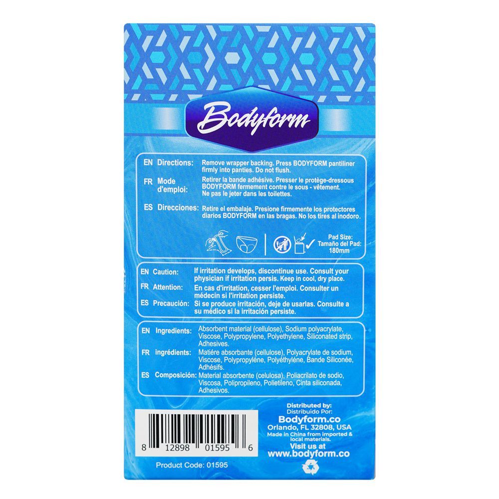 Bodyform Cushion Soft Long Maxi Pantiliners, 25-Pack - Image 4