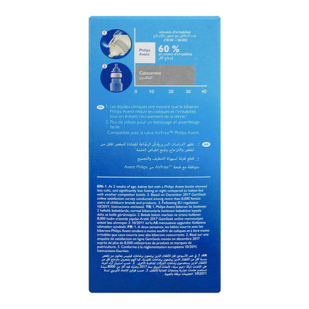 Avent Anti-Colic Feeding Bottle, For 0+ Months, 125ml, 2-Pack, SCF810/62 - Image 4