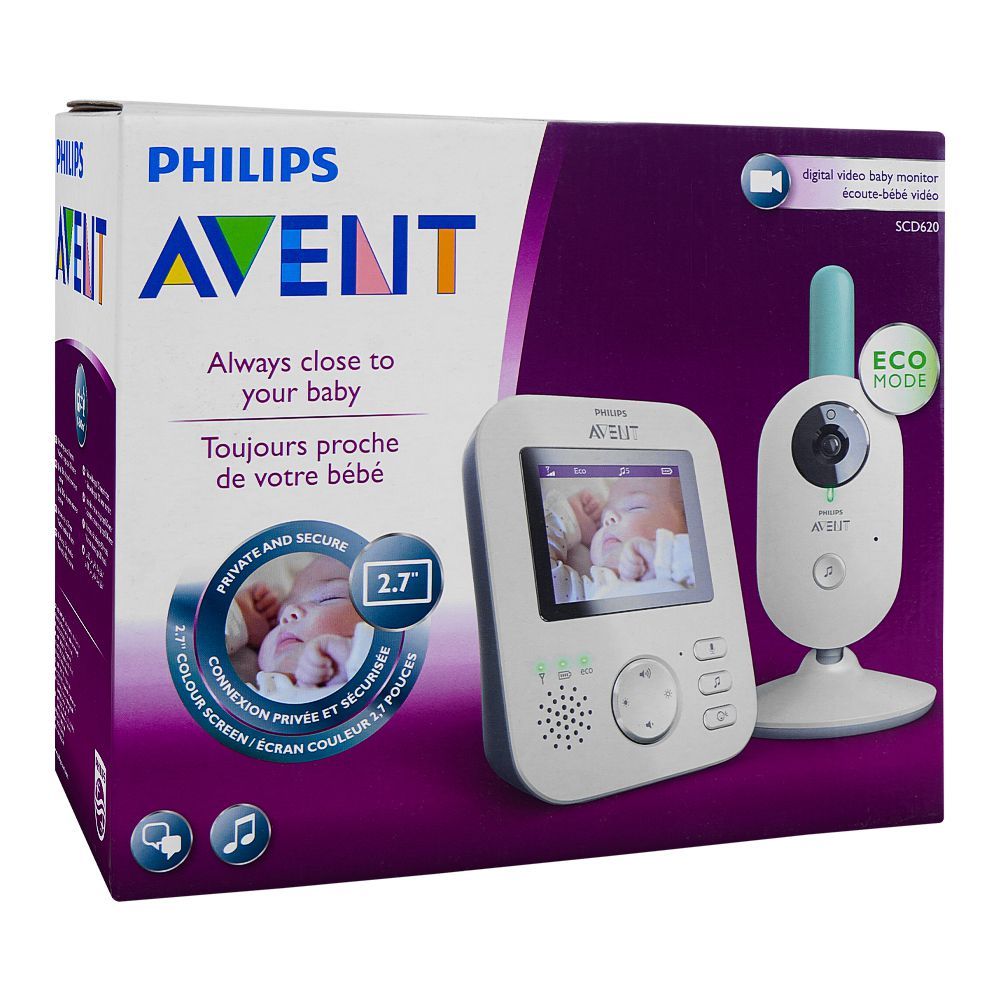 Avent Digital Video Baby Monitor, SCF620/05 - Image 2