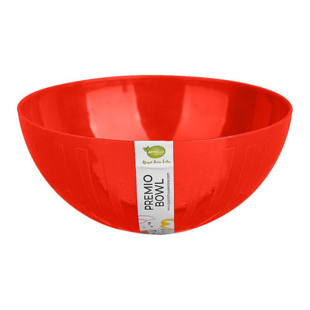 Appollo Premio Plastic Bowl, BPA-Free, Small, Red - Main Image