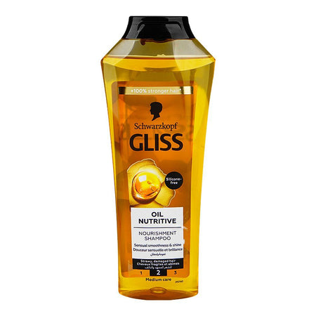 Schwarzkopf Gliss Oil Nutritive Nourishment Shampoo, For Damaged Hair, 400ml - Main Image