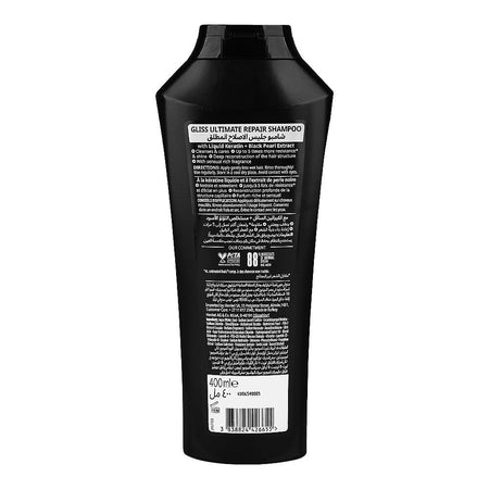 Schwarzkopf Gliss Ultimate Repair Strength Shampoo, For Dry & Damaged Hair, 400ml - Image 2
