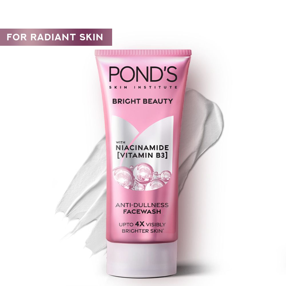 Pond's Bright Beauty Anti-Dullness Face Wash With Niacinamide & Vitamin B3, 50g - Main Image