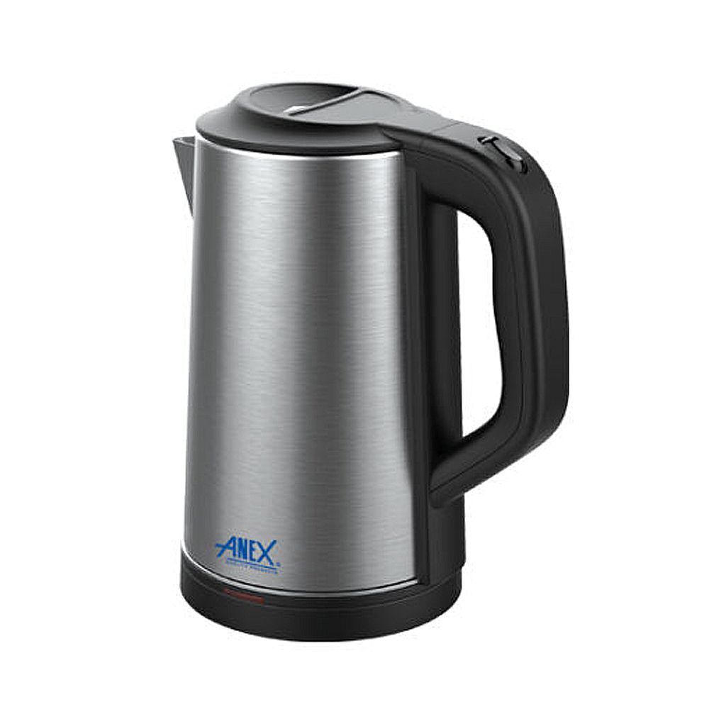 Anex Deluxe Electric Kettle, 2500ml Capacity, 1500W, Black & Silver, AG-4058 - Main Image