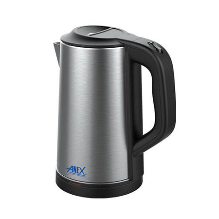 Anex Deluxe Electric Kettle, 2500ml Capacity, 1500W, Black & Silver, AG-4058 - Main Image