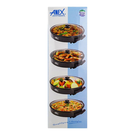 Anex Deluxe Multi Purpose Pan, 1200W, AG-3063 - Image 4