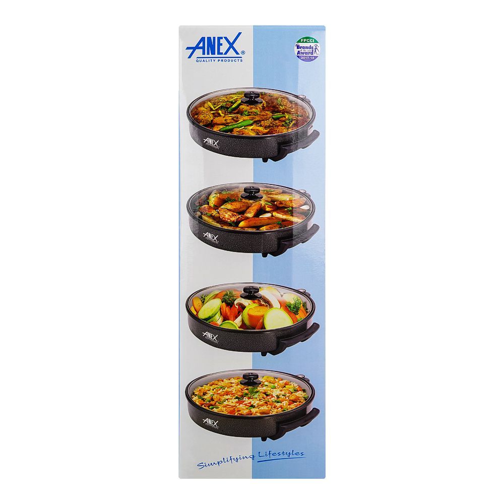Anex Deluxe Multi Purpose Pan, 1200W, AG-3063 - Image 4