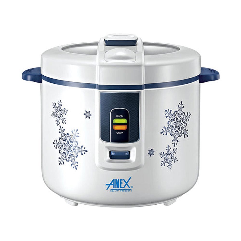 Anex Deluxe Rice Cooker, 900W, White, AG-2021 - Main Image