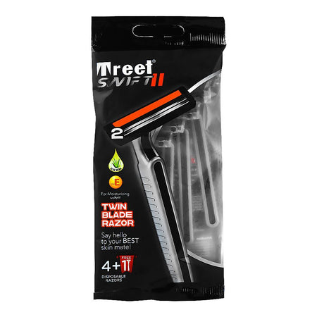 Treet Swift II Twin Blade Disposable Razors Pouch, 5-Pack - Main Image