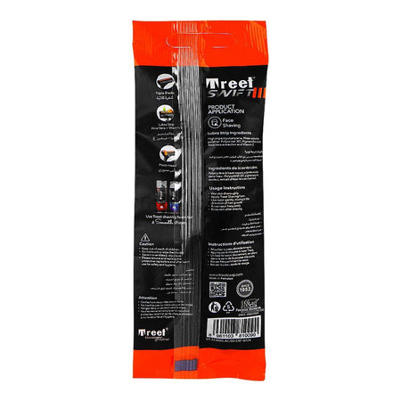 Treet Swift III Triple Blade Disposable Razor, 1-Piece - Image 2