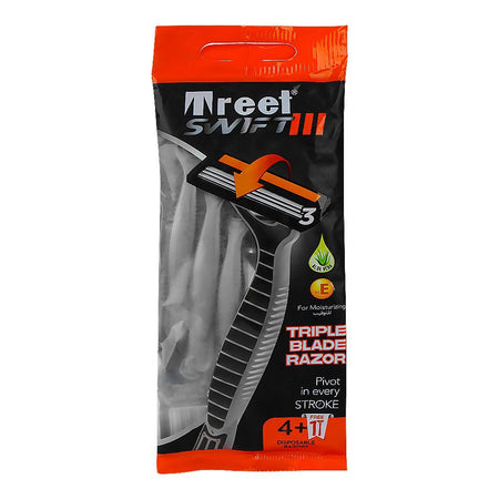 Treet Swift III Triple Blade Disposable Razors Pouch, 5-Pack - Main Image