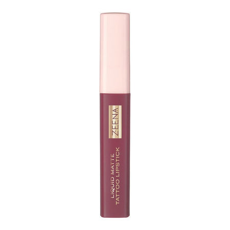 Zeena Liquid Matte Tattoo Lipstick, 5ml, 100 - Main Image