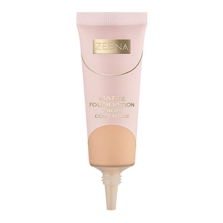 Zeena Matte Liquid Foundation High Coverage, 25ml, 020 - Main Image