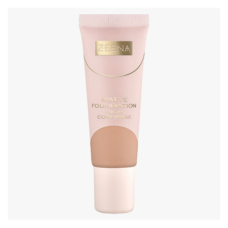 Zeena Matte Liquid Foundation High Coverage, 25ml, 040 - Main Image