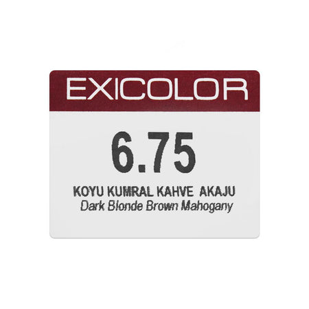 Neva Exicolor Permanent Hair Color Cream, 60ml, 6.75 Dark Blonde Brown Mahogany - Image 5