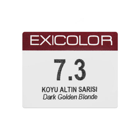 Neva Exicolor Permanent Hair Color Cream, 60ml, 7.3 Dark Golden Blonde - Image 5
