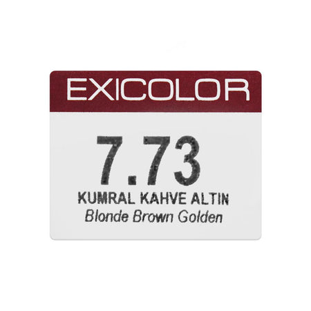 Neva Exicolor Permanent Hair Color Cream, 60ml, 7.73 Blonde Brown Golden - Image 5