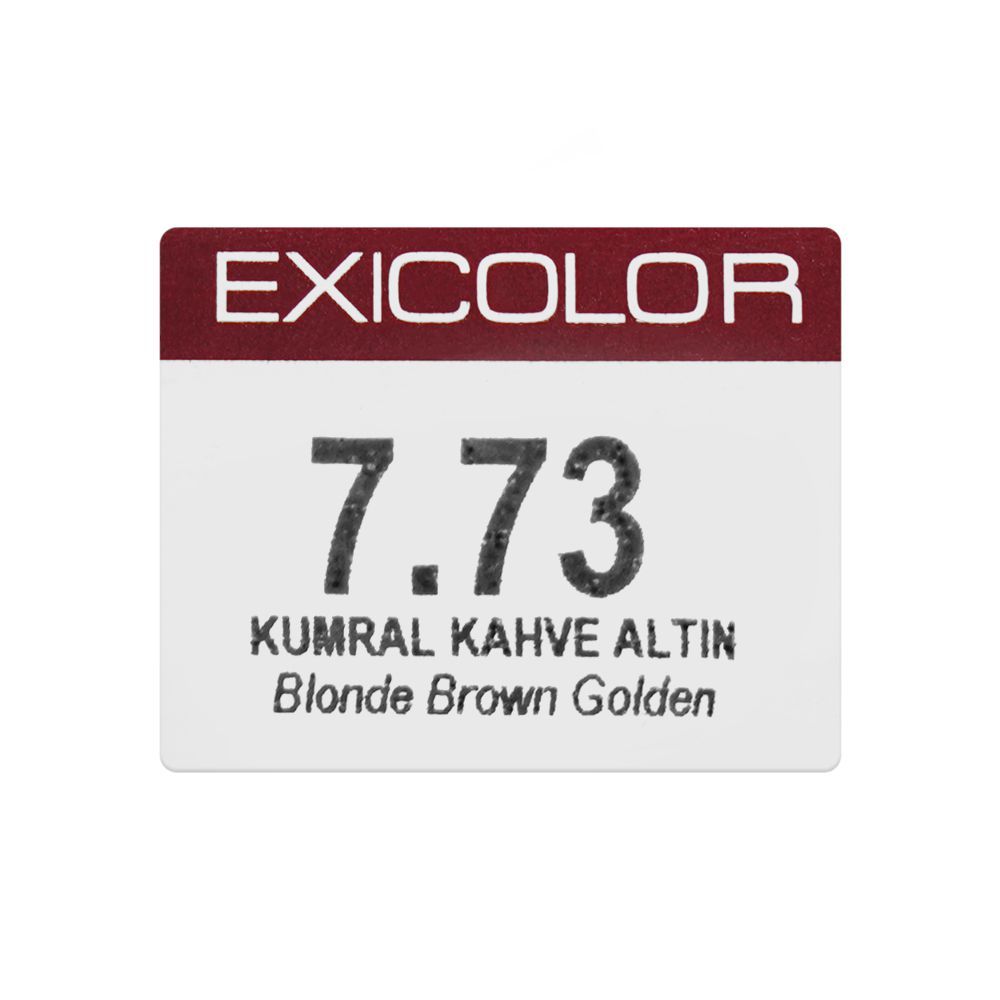 Neva Exicolor Permanent Hair Color Cream, 60ml, 7.73 Blonde Brown Golden - Image 5
