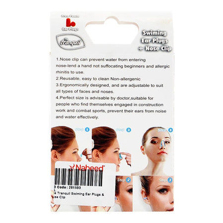 The Tranquil Swimming Ear Plugs & Nose Clip, For All Ages - Image 4