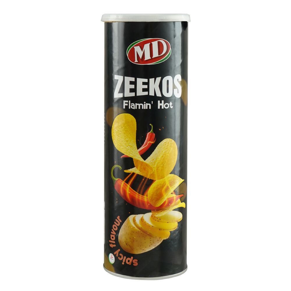 MD Zeekos Flamin Hot Chips, 110g - Main Image