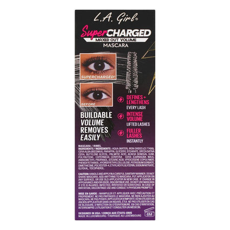 L.A. Girl Super Charged Maxed Out Volume Mascara, GMS663 Black - Image 3