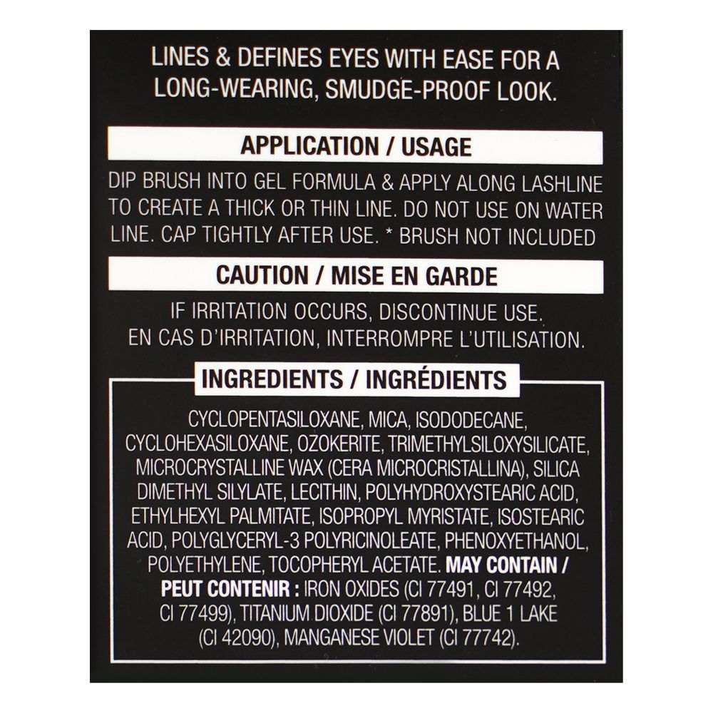 L.A. Girl Glide Gel Eyeliner Pencil, GEL731 Jet Black - Image 4
