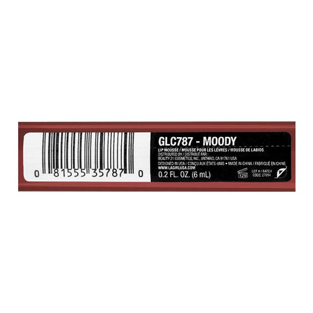 L.A. Girl Lip Mousse Velvet Lip Color Liquid Lipstick, GLC787 Moody - Image 4