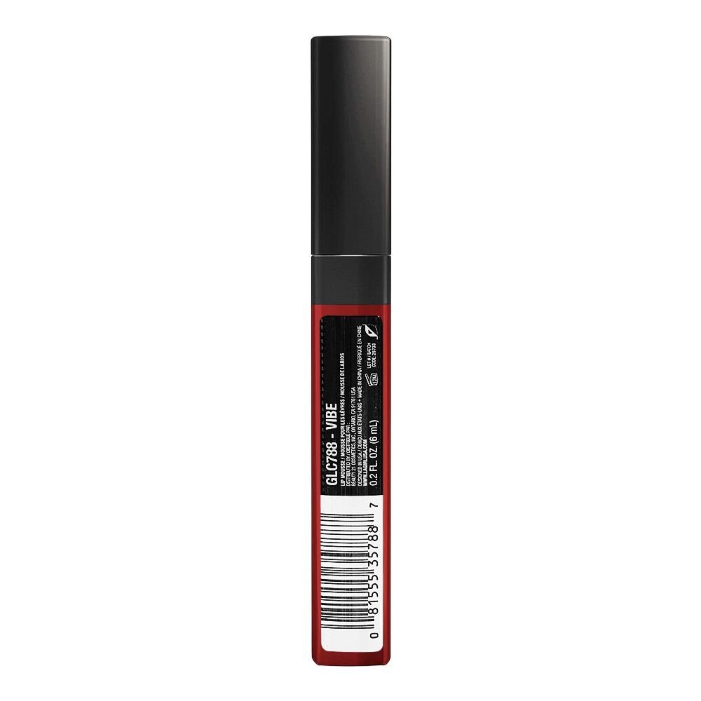 L.A. Girl Lip Mousse Velvet Lip Color Liquid Lipstick, GLC788 Vibe - Image 3