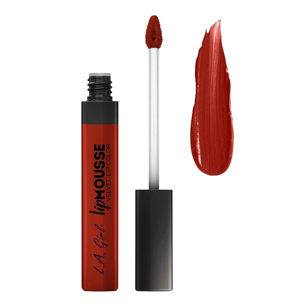 L.A. Girl Lip Mousse Velvet Lip Color Liquid Lipstick, GLC789 Attitude - Image 2