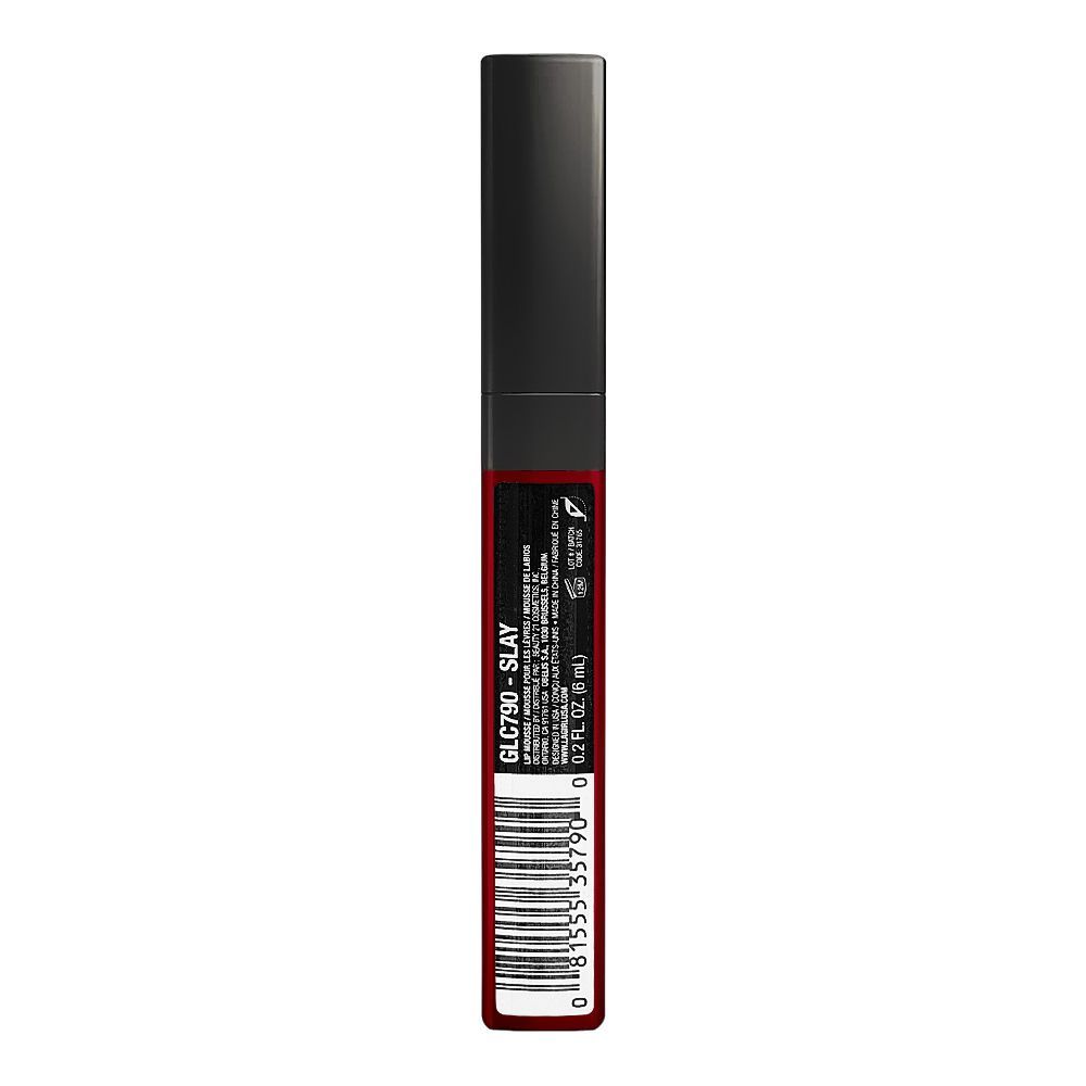 L.A. Girl Lip Mousse Velvet Lip Color Liquid Lipstick, GLC790 Slay - Image 3