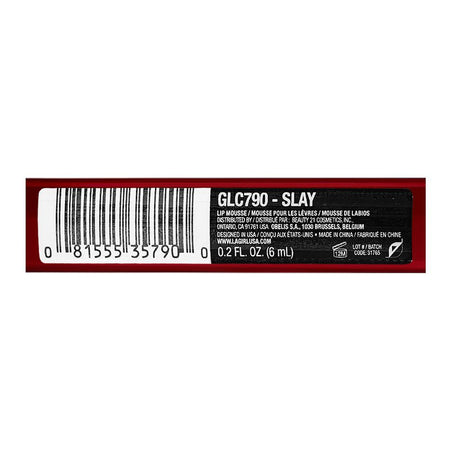 L.A. Girl Lip Mousse Velvet Lip Color Liquid Lipstick, GLC790 Slay - Image 4