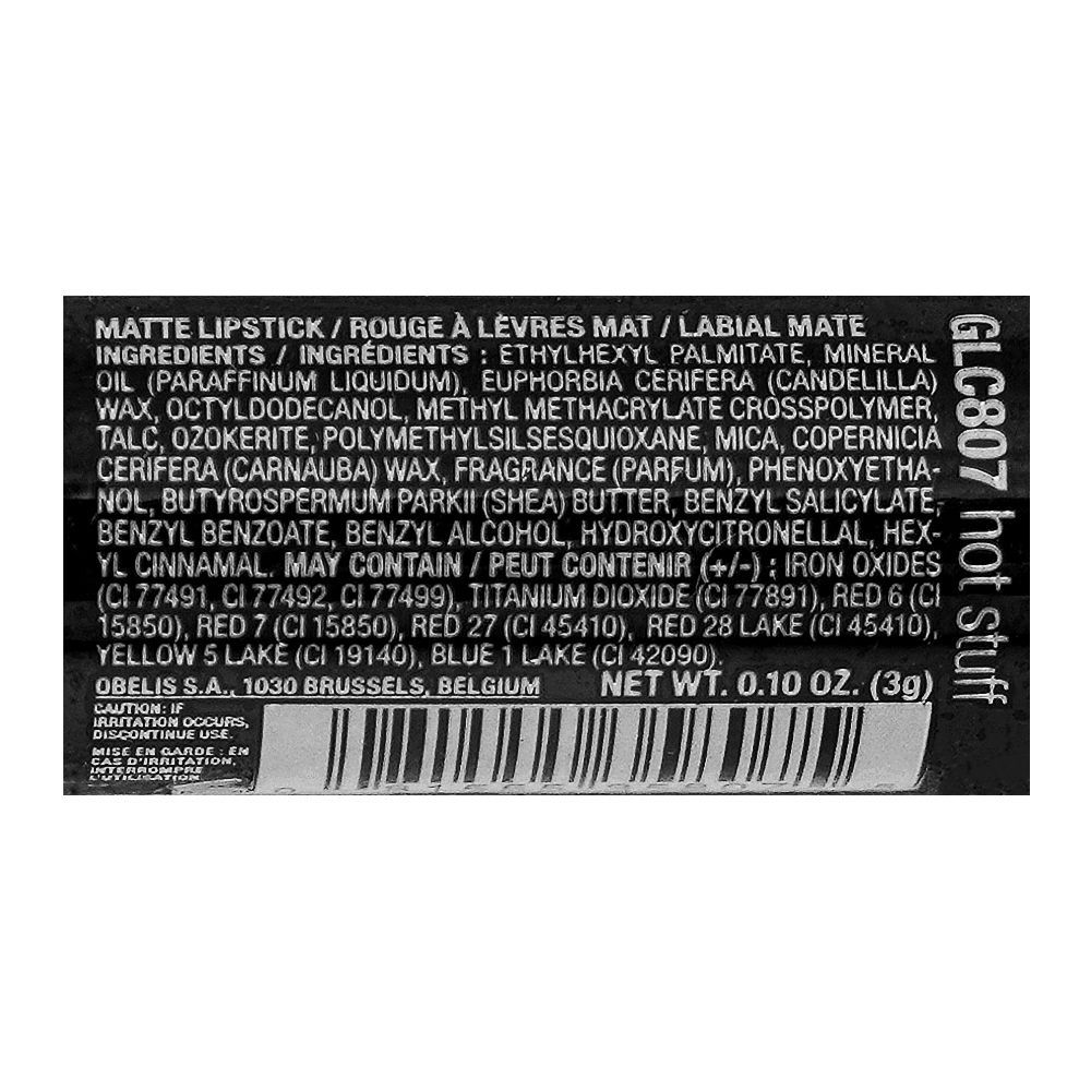 L.A. Girl Matte Flat Velvet lipstick, GLC807 Hot Stuff - Image 4